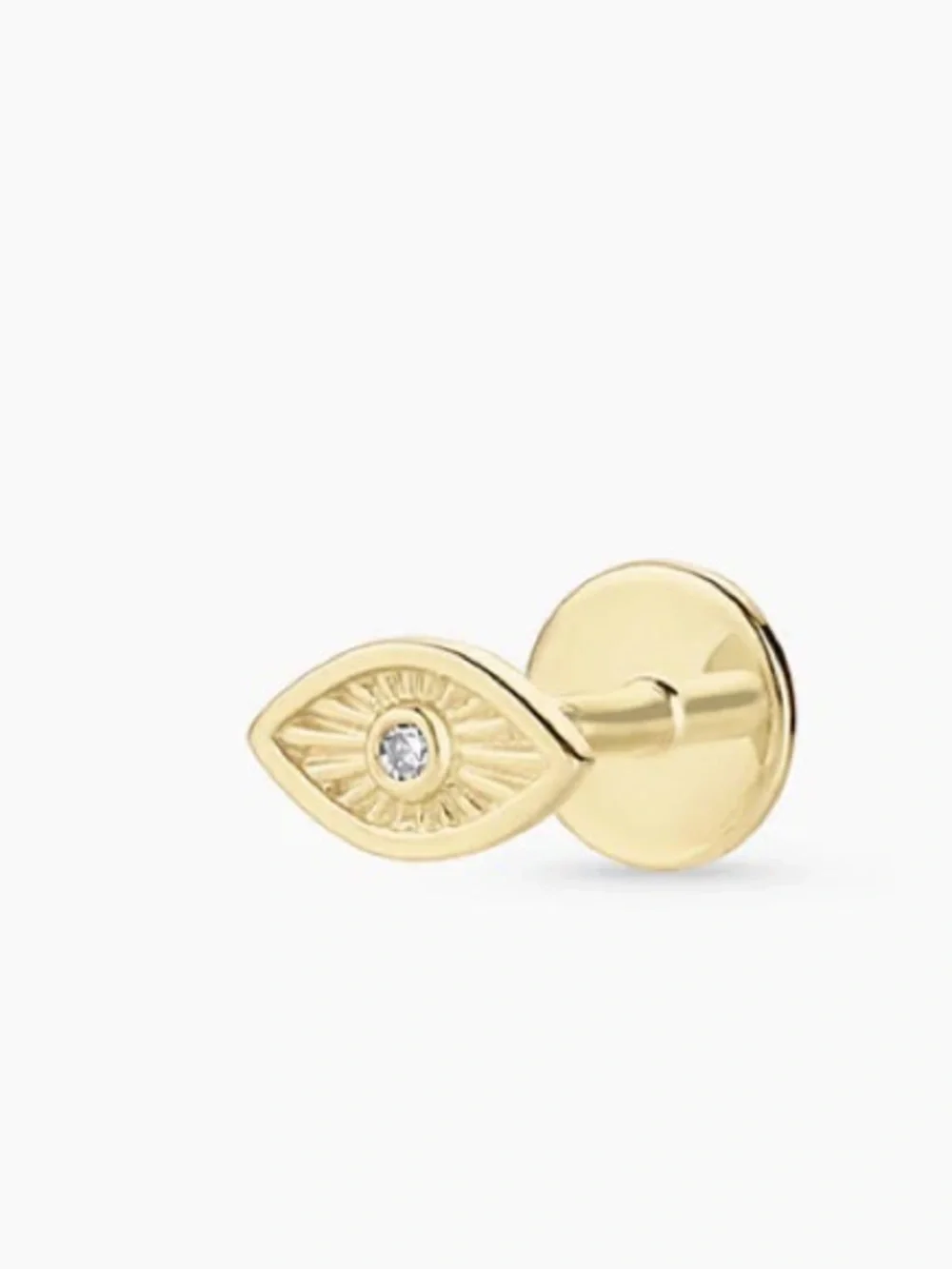 (PAIR) NWOT Gorjana Gold Evil Eye Stud Earrings - Picture 4 of 6